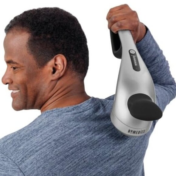 NEW Homedics Cordless Back Massager Neck Shoulders Percussion Massager with Rech - Picture 1 of 16